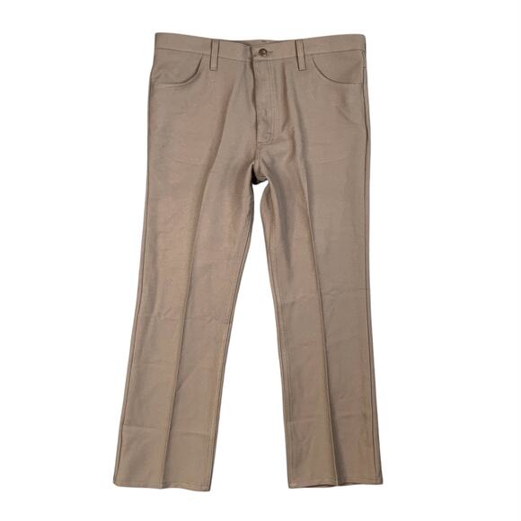 Vintage Wrangler Pants Mens 38 Birch Stretch Wrinkle Resistant Cowboy Boot Jeans - Picture 1 of 9